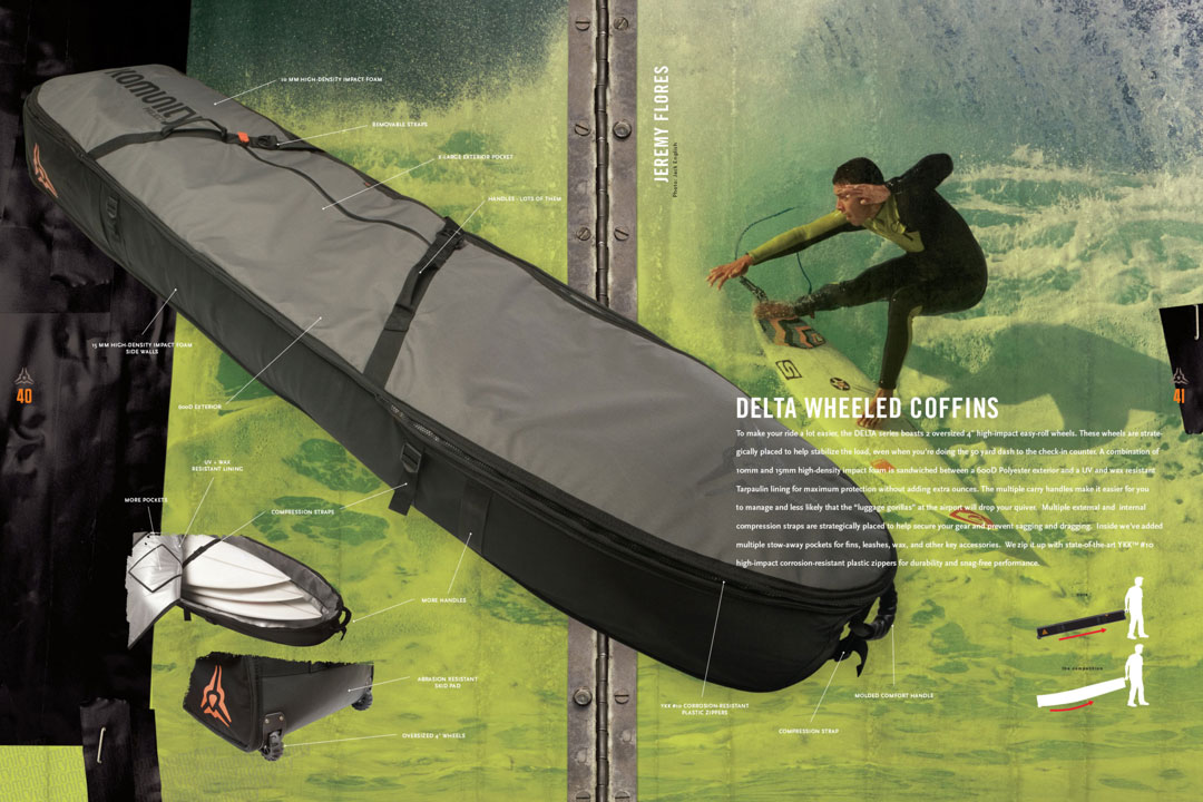 Surf product catalog design examples