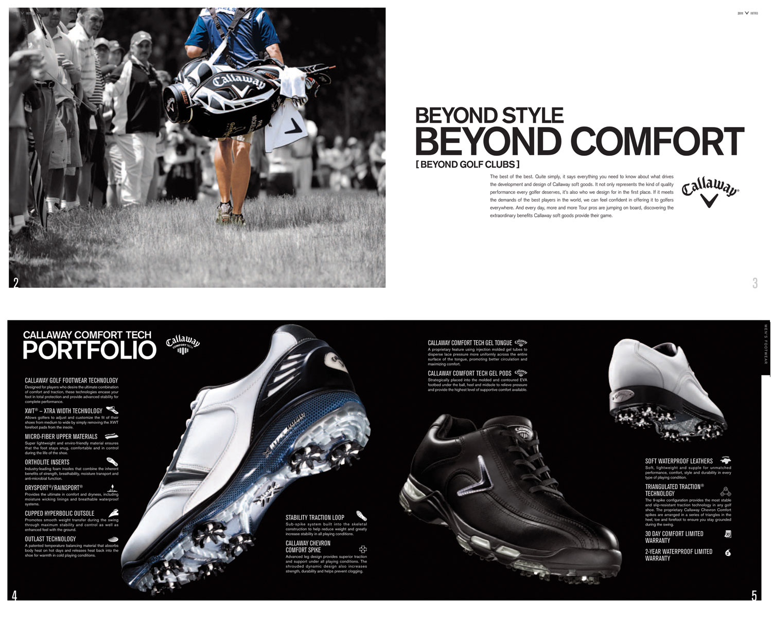 callaway golf product catalog designer