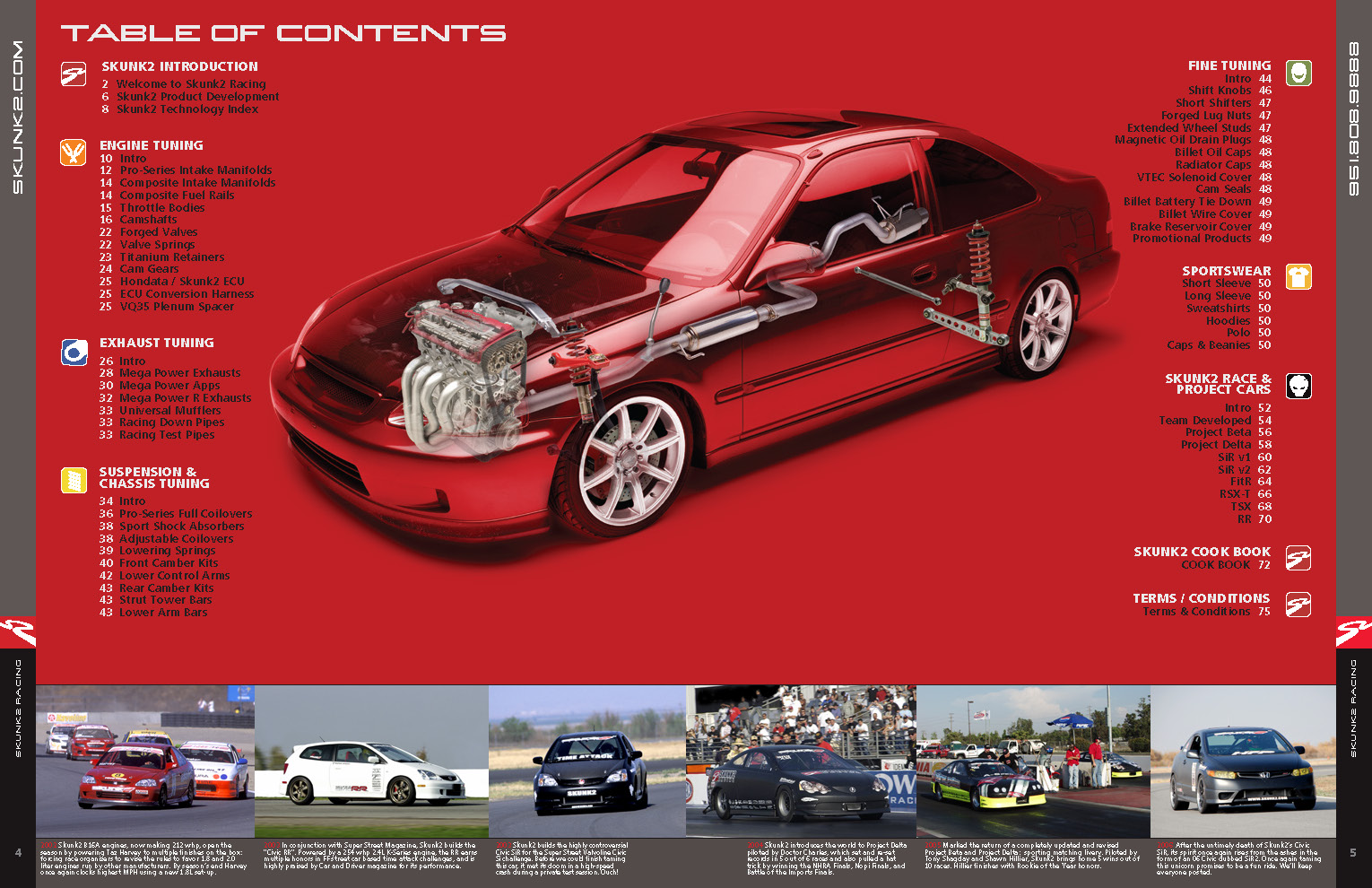 Racing Automotive OEM Catalog Designers